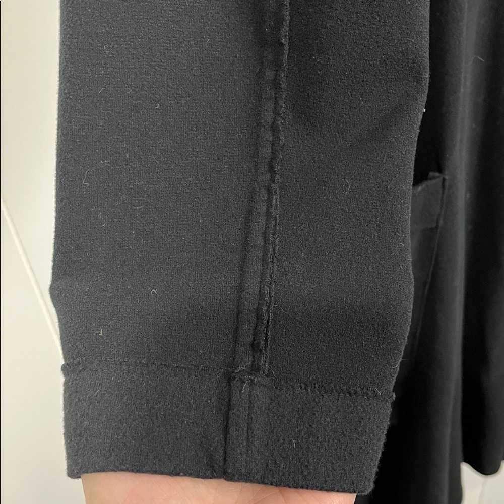 Lurdes Bergada (Made in Spain) Womens Jacket L Black Dble Button Front Pockets - Picture 11 of 14